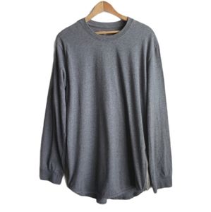 H&W Gray Zipper Tunic